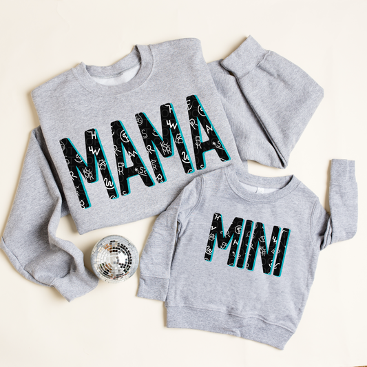 Mama branded graphic sweatshirt